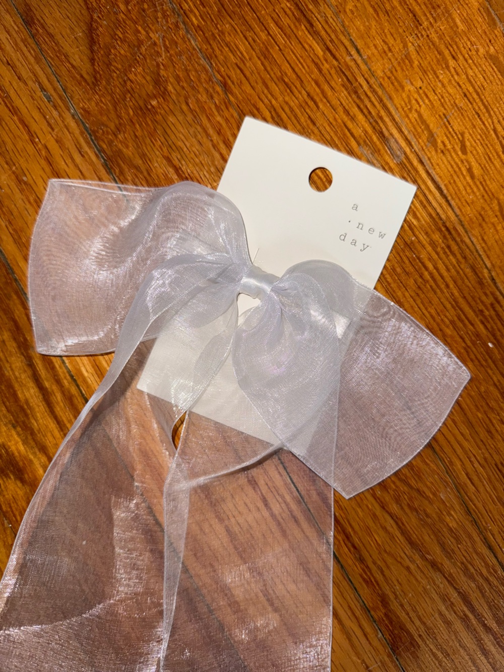 a new day Hair Bow Clip with Florals - Picture 3 of 5